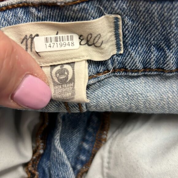 Madewell nc331 The perfect vintage straight Jean in Hoye Wash Repaired size 30 - Picture 5 of 10